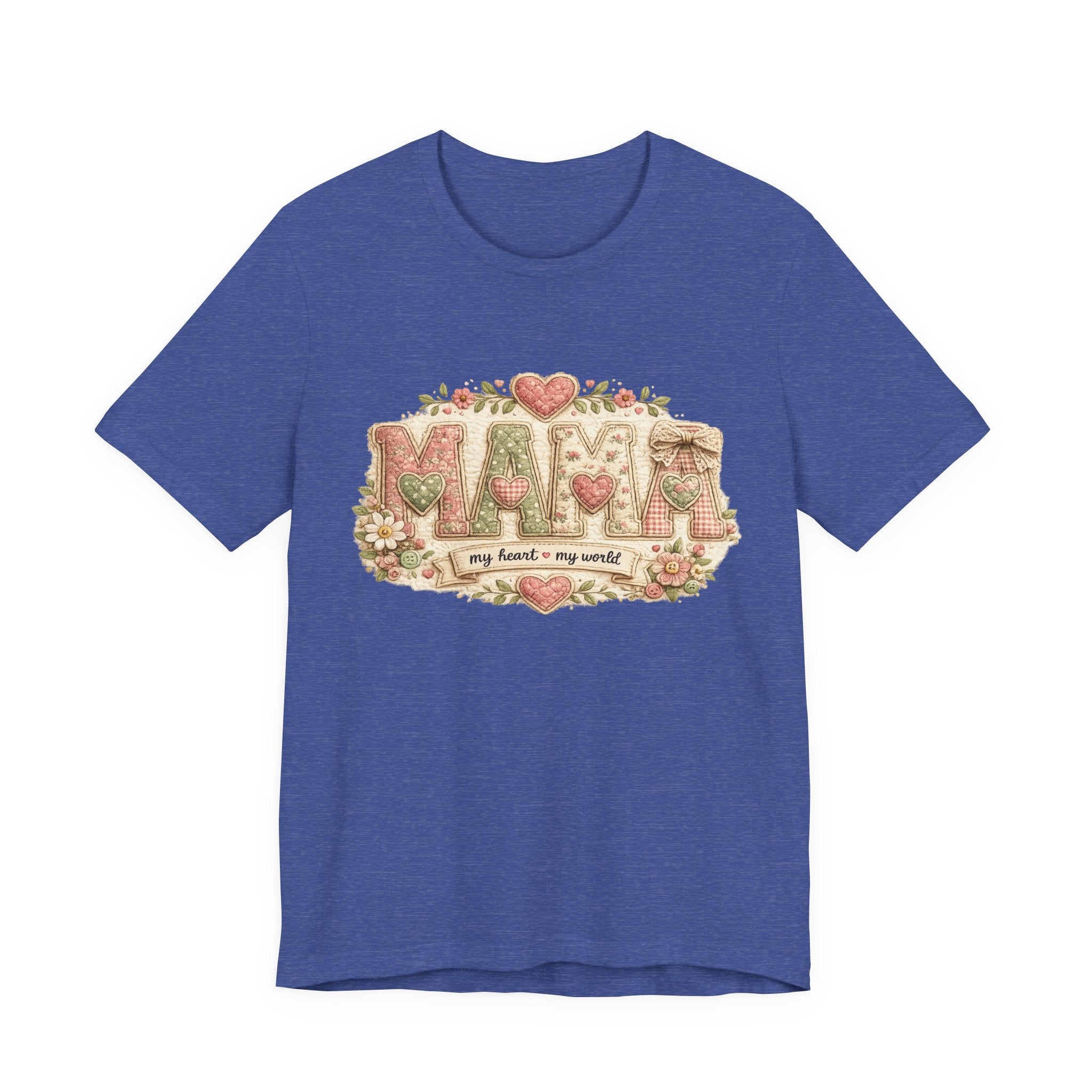 Mama — My Heart, My World | Heartfelt Mom Graphic Tee