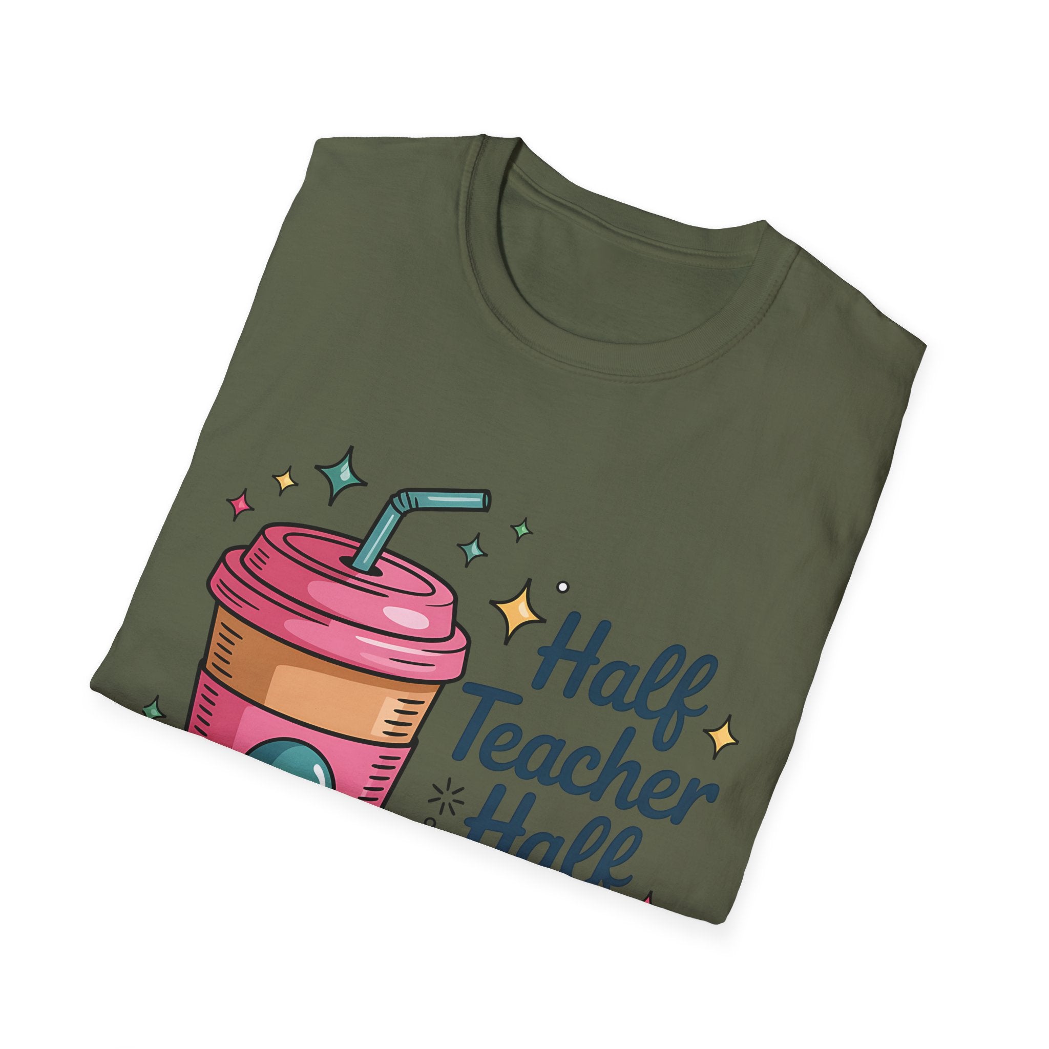 Half coffee half teacher