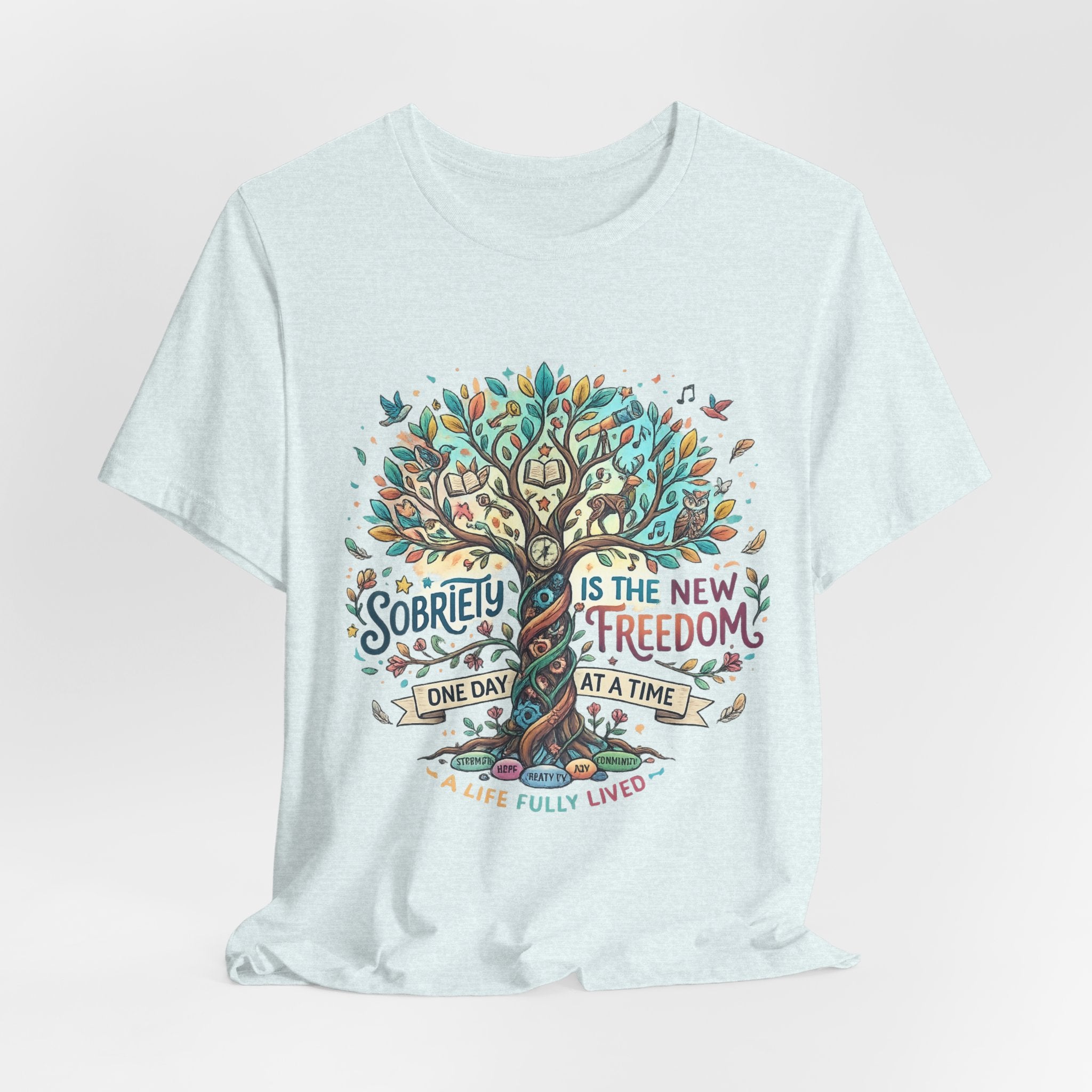 Sobriety Is the New Freedom — Inspirational Women's Graphic Tee
