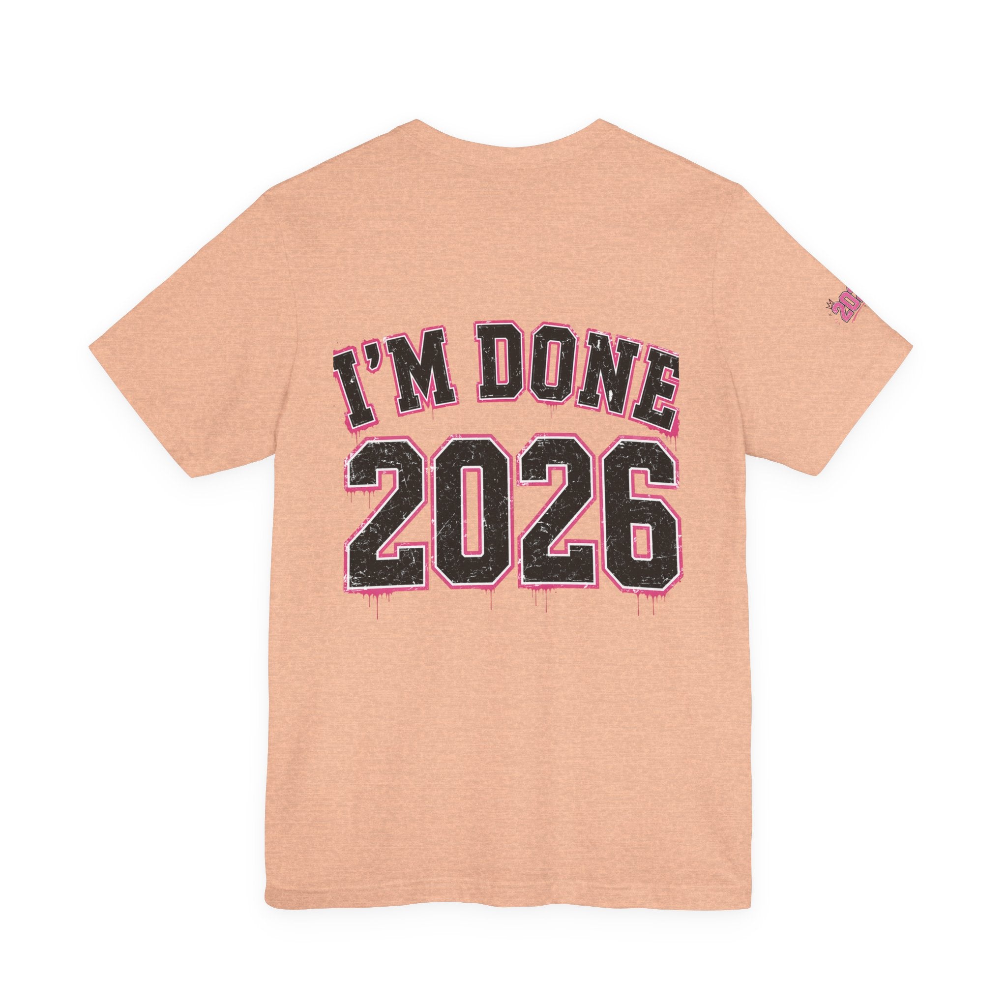 Class of 2026 Senior T-Shirt — “On Wednesdays We Wear Pink” So Fetch Graduation Tee