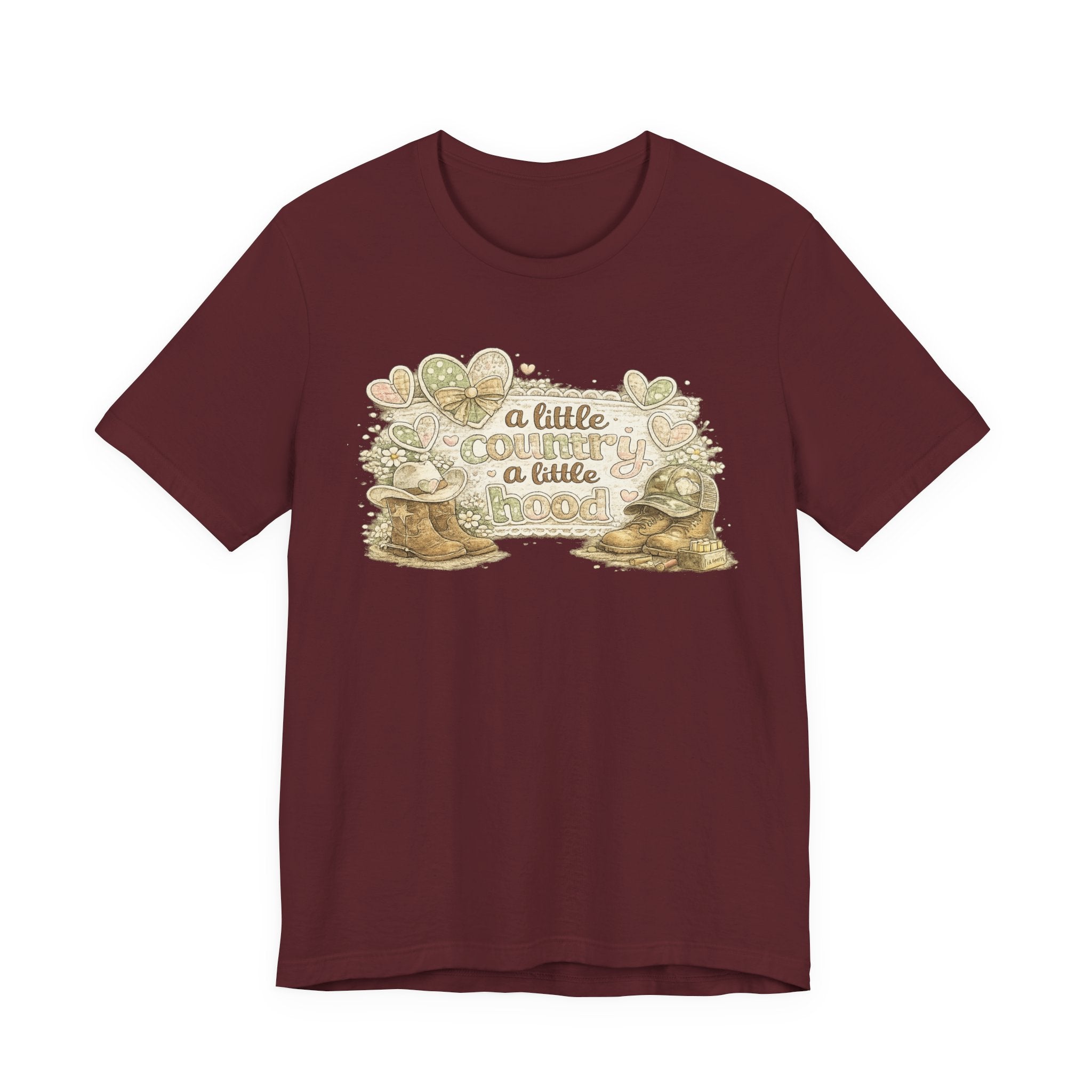 A Little Country A Little Hood — Funny Women's Graphic Tee