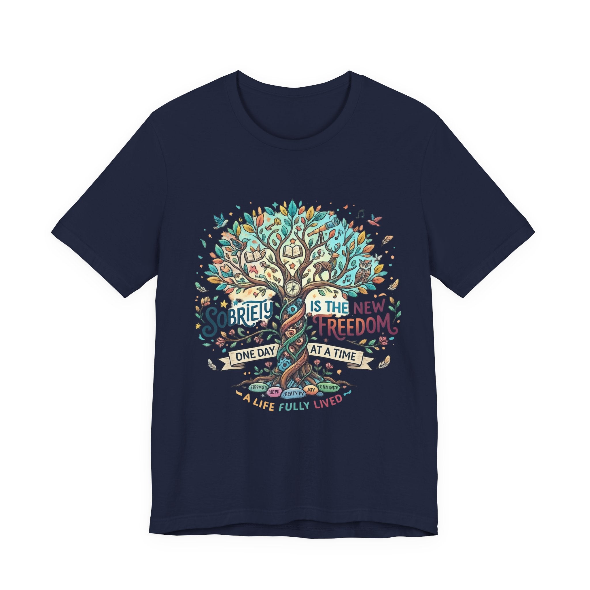 Sobriety Is the New Freedom — Inspirational Women's Graphic Tee