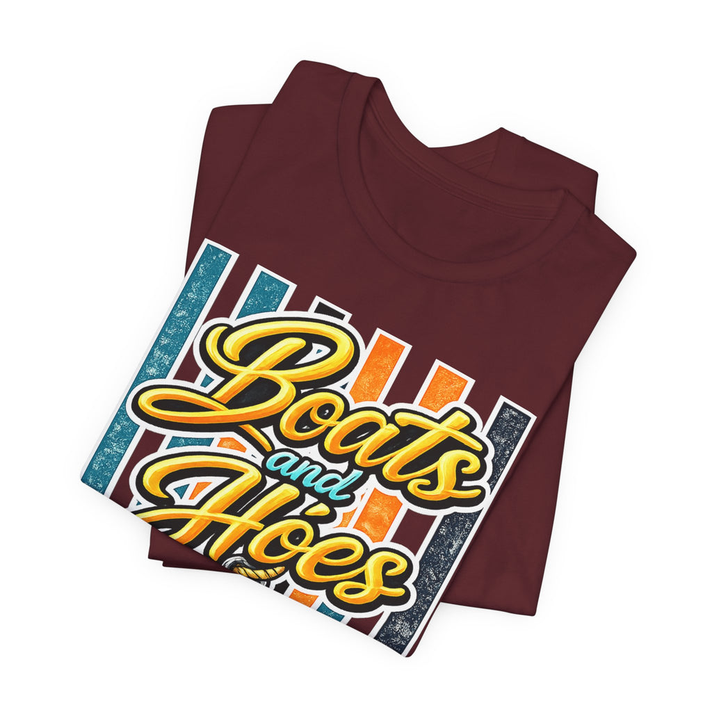 Boats and Hoes — Funny Women's Lake Graphic Tee