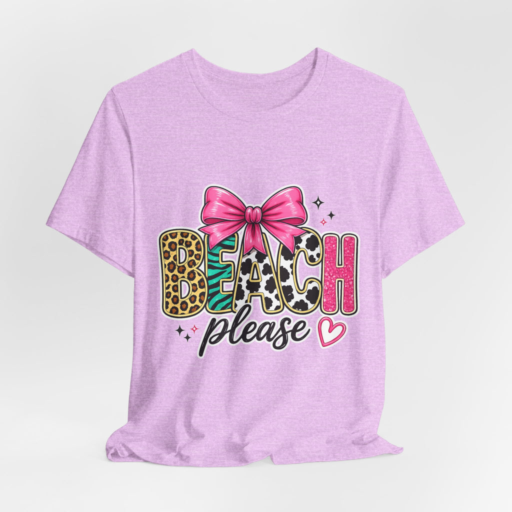 Beach Please — Funny Women's Beach Graphic Tee