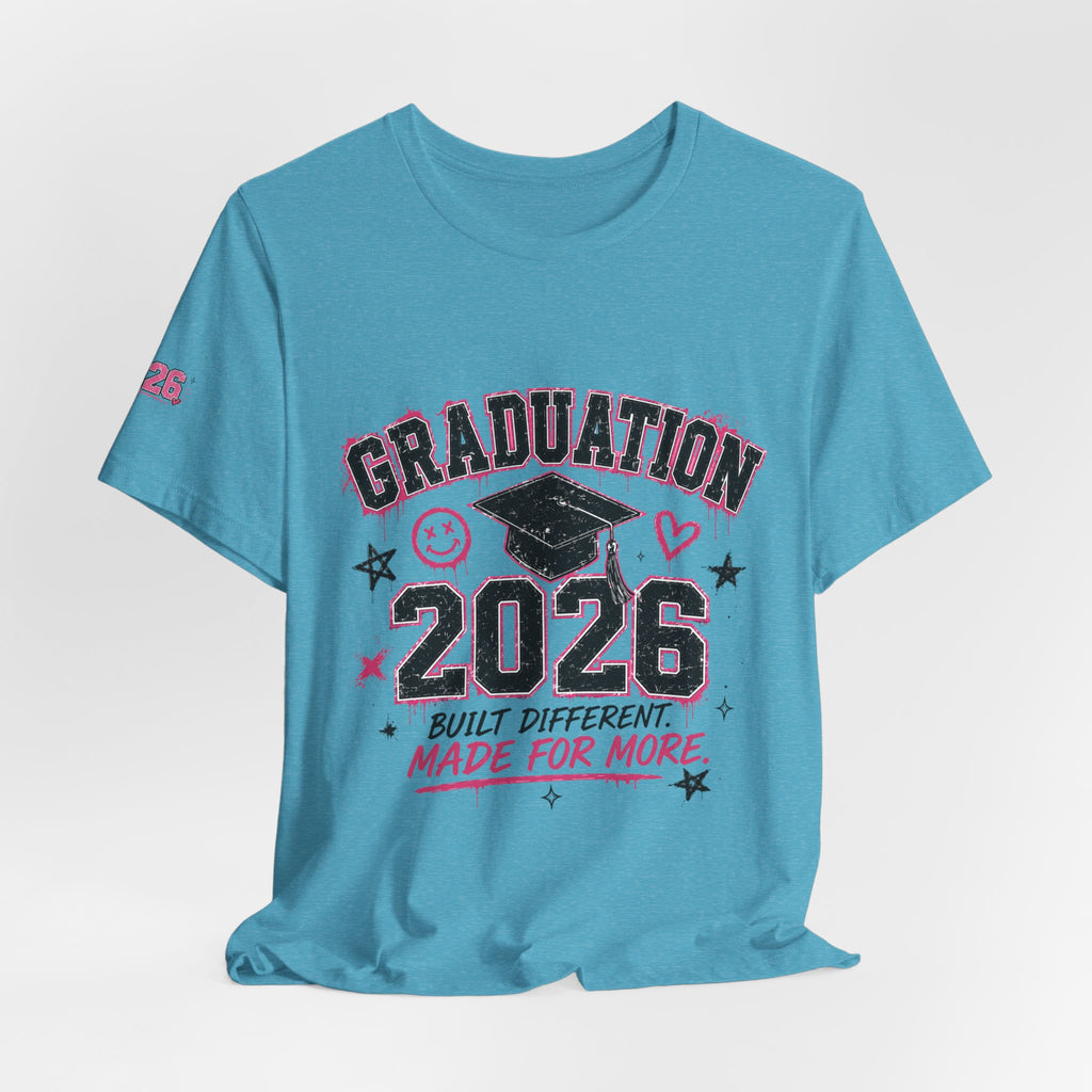 Class of 2026 Senior T-Shirt — “On Wednesdays We Wear Pink” So Fetch Graduation Tee