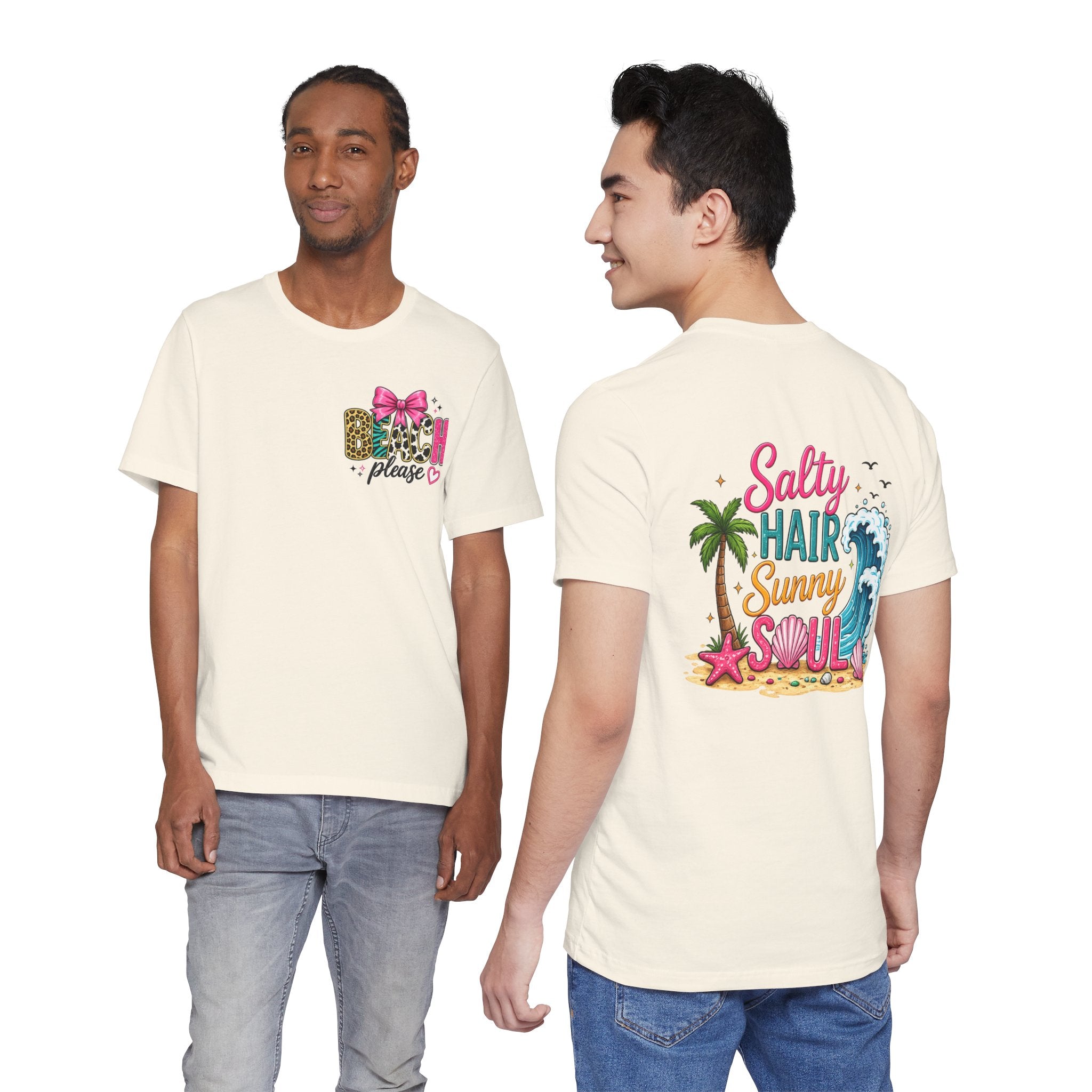 Beach Please — Salty Verse Funny Women's Graphic Tee