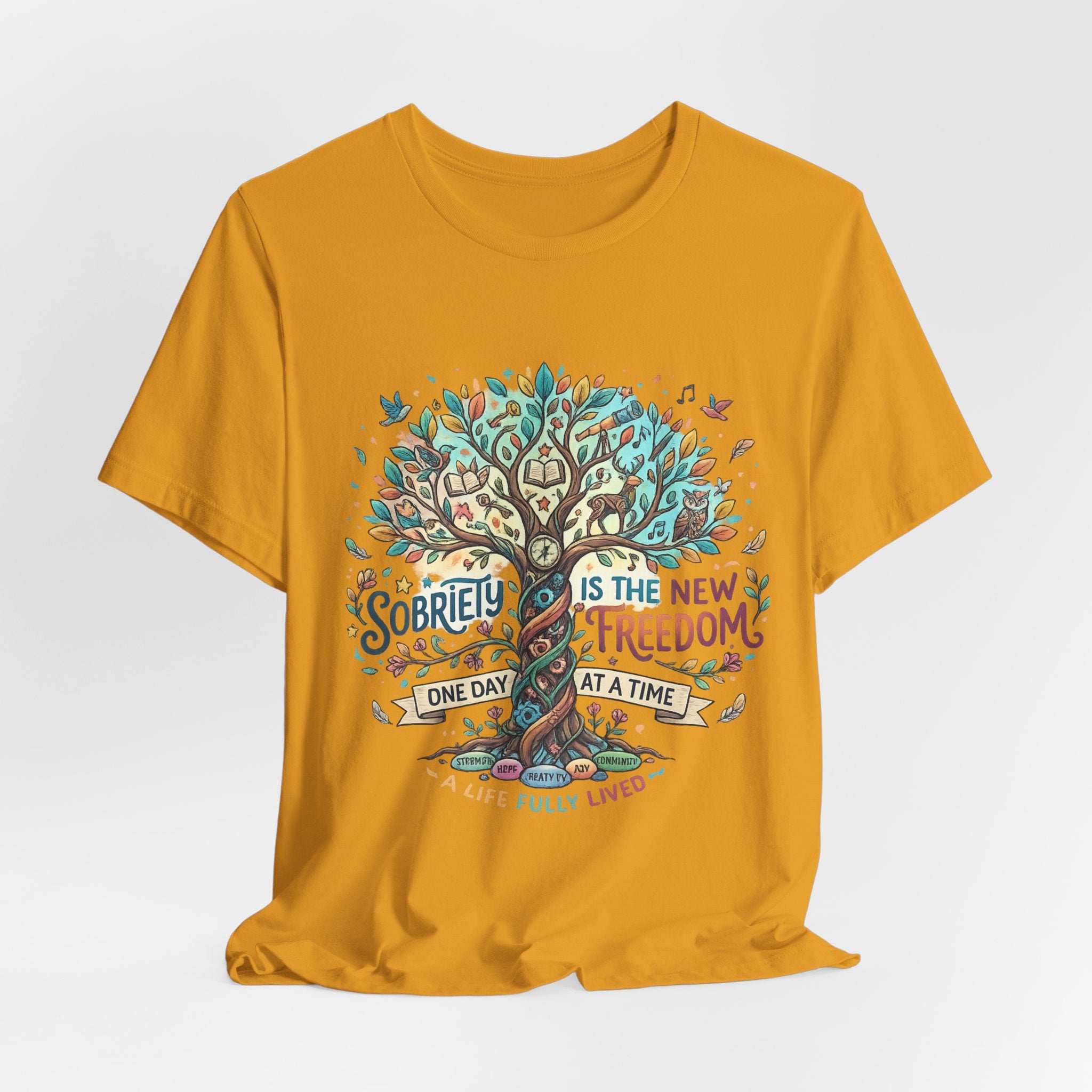 Sobriety Is the New Freedom — Inspirational Women's Graphic Tee