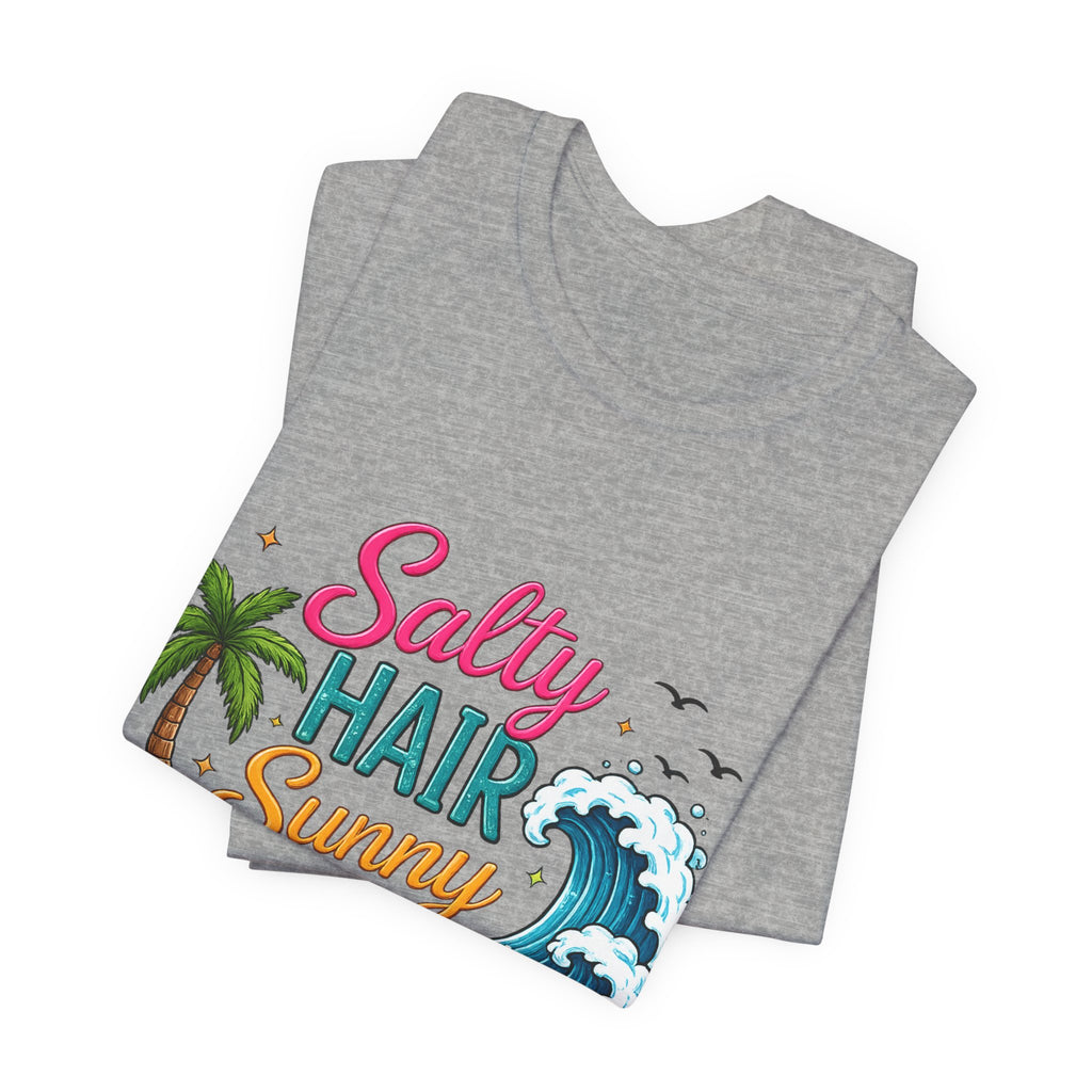 Salty Hair Sunny Soul — Women's Beach Graphic Tee