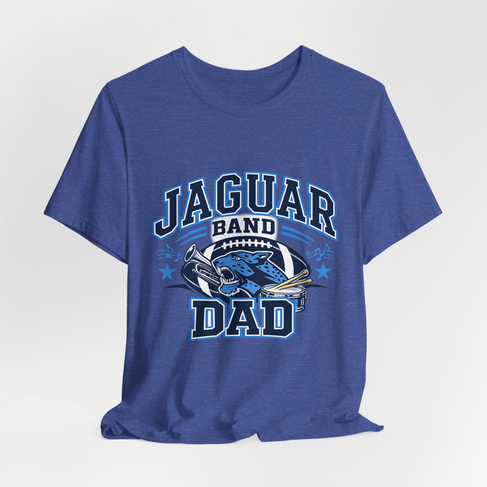 Jaguar Band Dad — Proud School Band Parent Graphic Tee