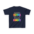 Kids Tee — "Goodbye School, Hello Summer" Colorful End-of-Year Shirt
