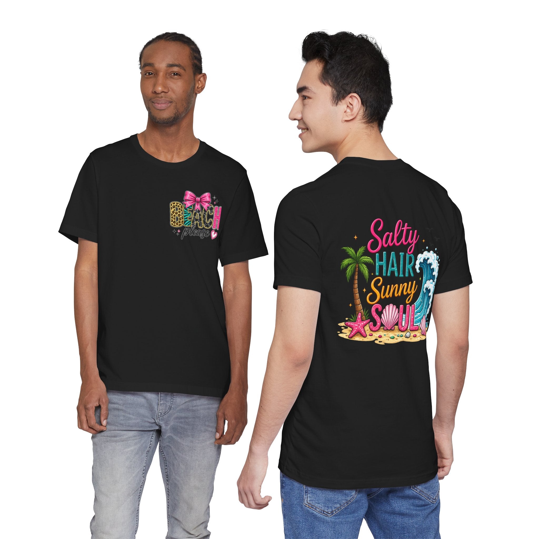 Beach Please — Salty Verse Funny Women's Graphic Tee