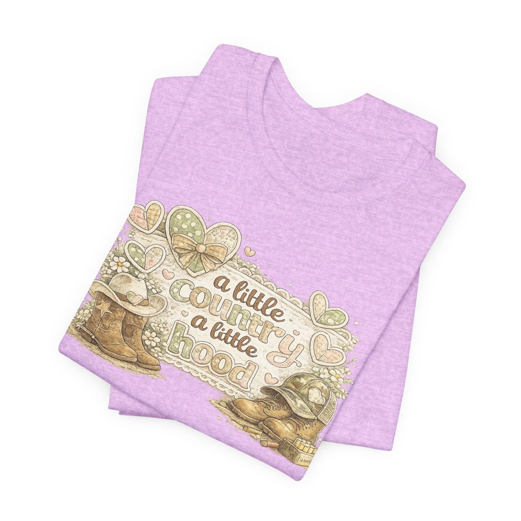 A Little Country A Little Hood — Funny Women's Graphic Tee
