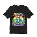 Surviving Motherhood Graphic Tee — "One Sip at a Time" Mom Shirt