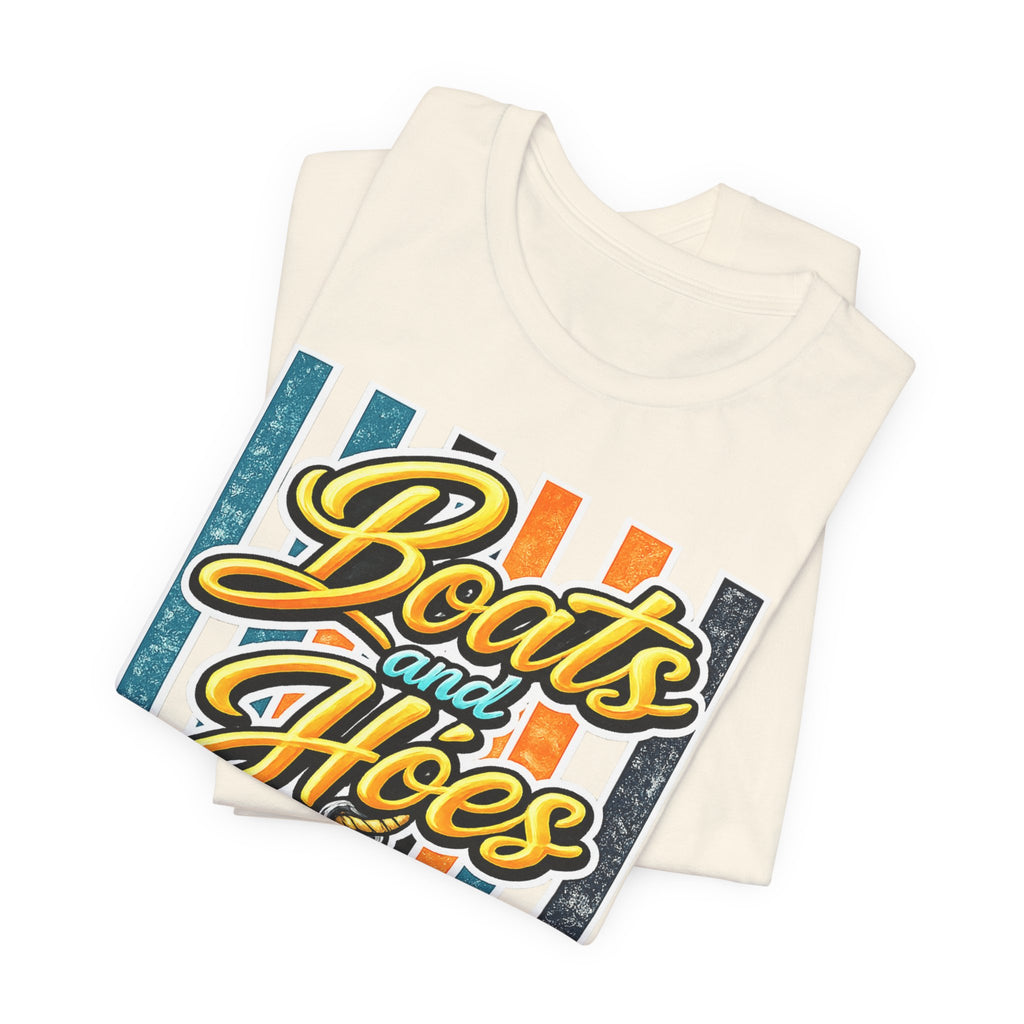 Boats and Hoes — Funny Women's Lake Graphic Tee