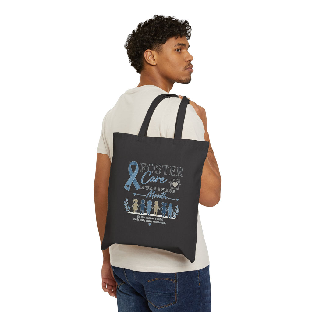 Foster Care Awareness Tote Bag — Every Child Deserves a Safe Home