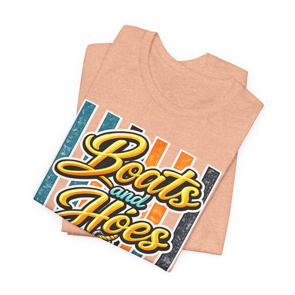 Boats and Hoes — Funny Women's Lake Graphic Tee
