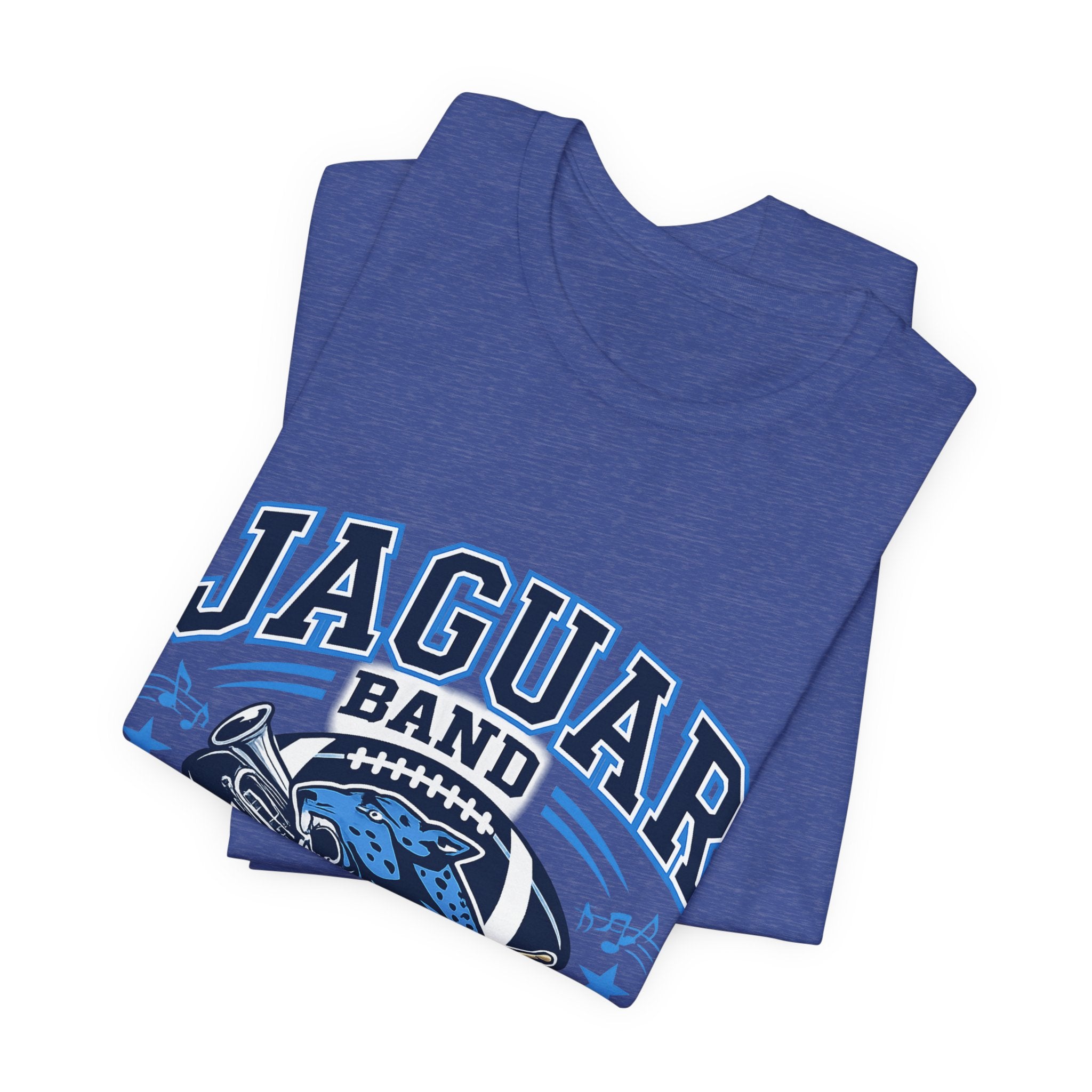 Jaguar Band Dad — Proud School Band Parent Graphic Tee