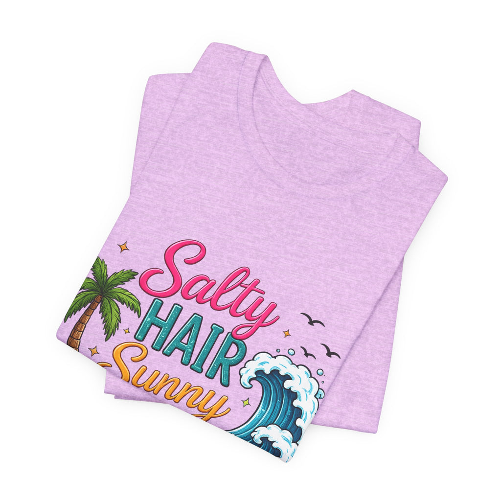 Salty Hair Sunny Soul — Women's Beach Graphic Tee
