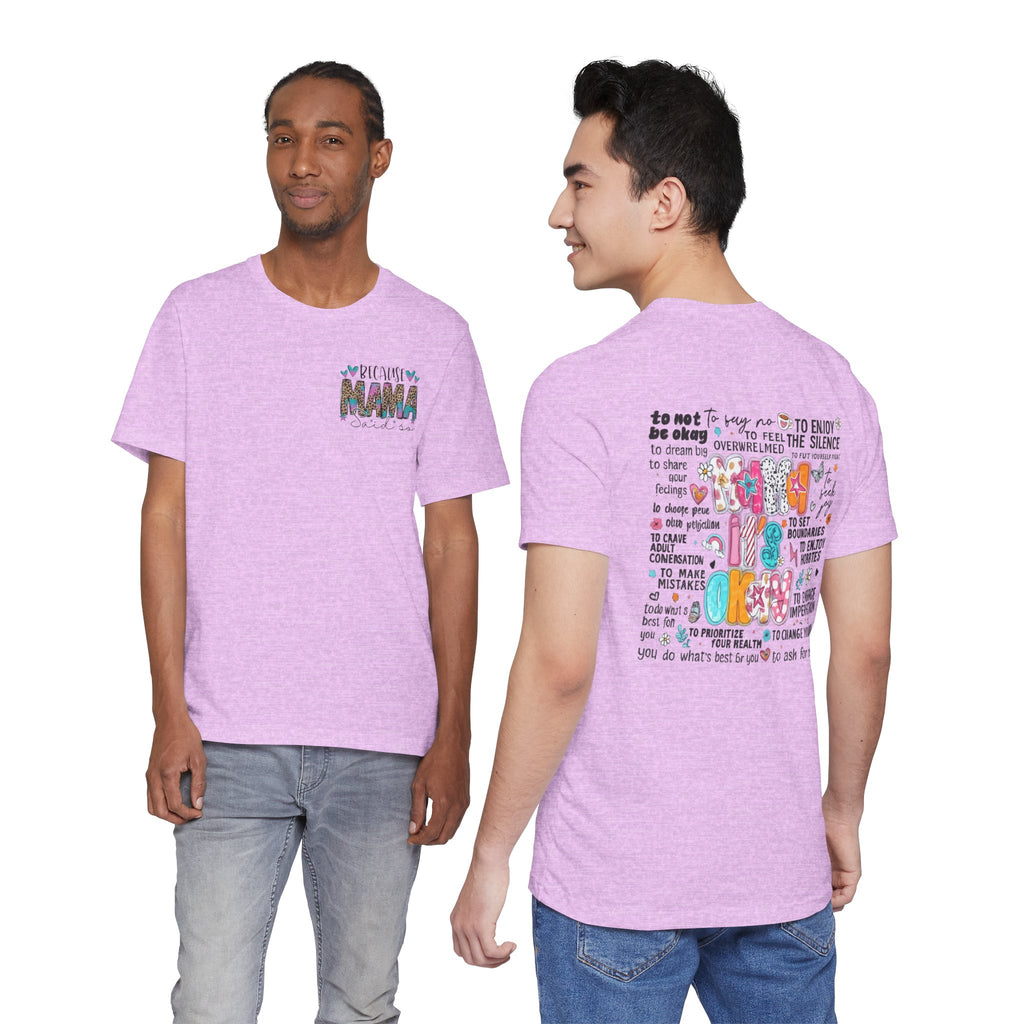Mama Said — Funny Front & Back Women's Graphic Tee