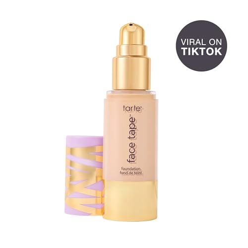 tarte face tape foundation – Full-Coverage 12hr Waterproof Makeup, Hydrating & Smoothing with a Natural Matte Finish for Transfer-Proof Comfortable Long-Wear Foundation, Vegan & Cruelty-Free
