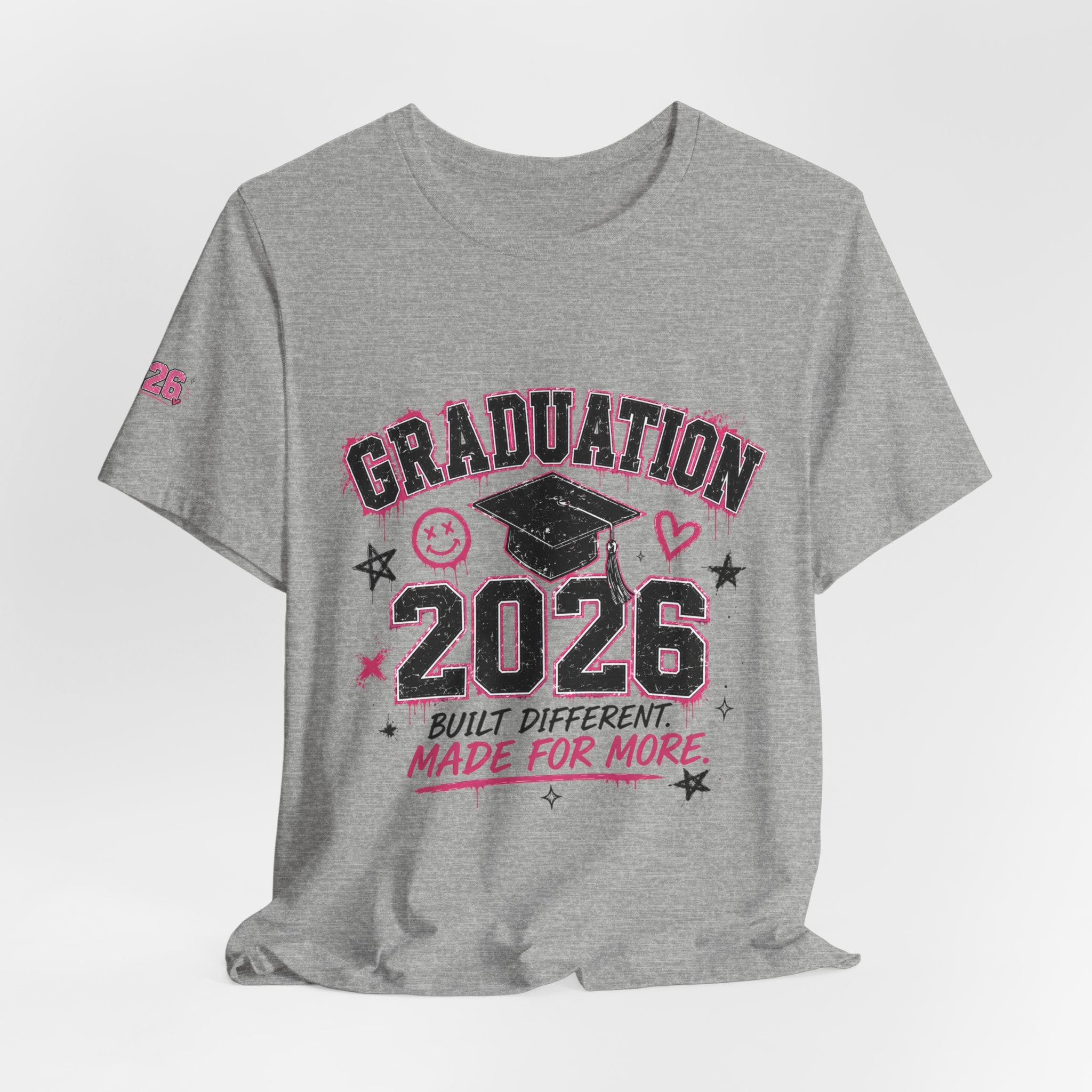 Class of 2026 Senior T-Shirt — “On Wednesdays We Wear Pink” So Fetch Graduation Tee