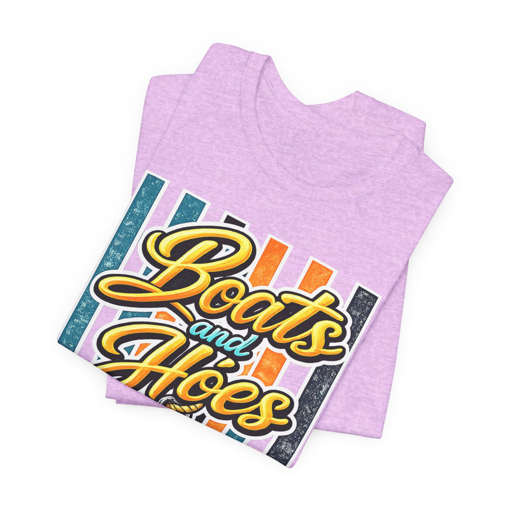 Boats and Hoes — Funny Women's Lake Graphic Tee