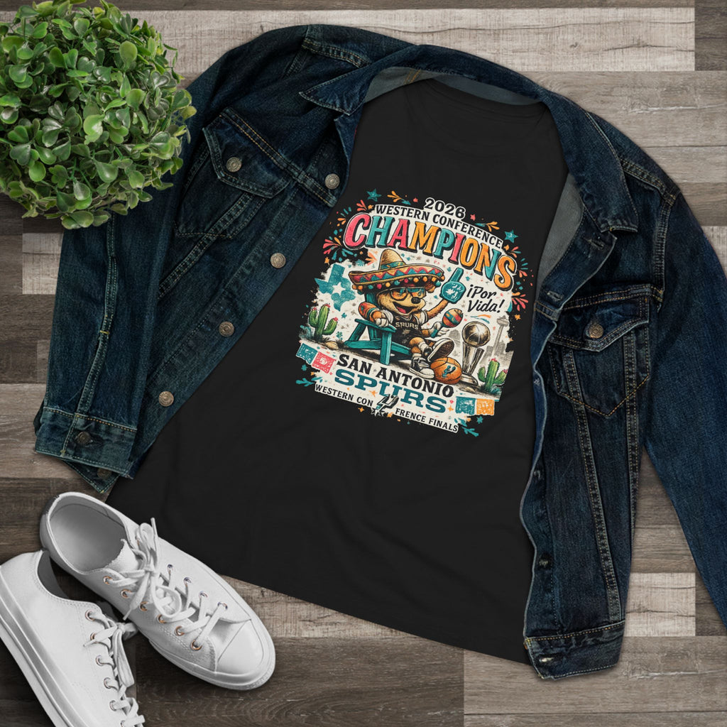 Spurs Champs Women's Cotton Tee — Championship Fan Shirt