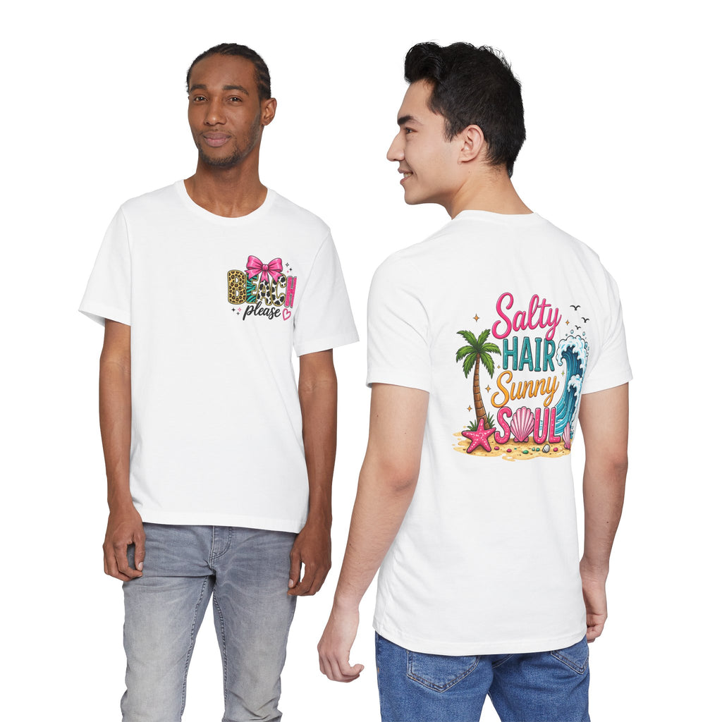 Beach Please — Salty Verse Funny Women's Graphic Tee