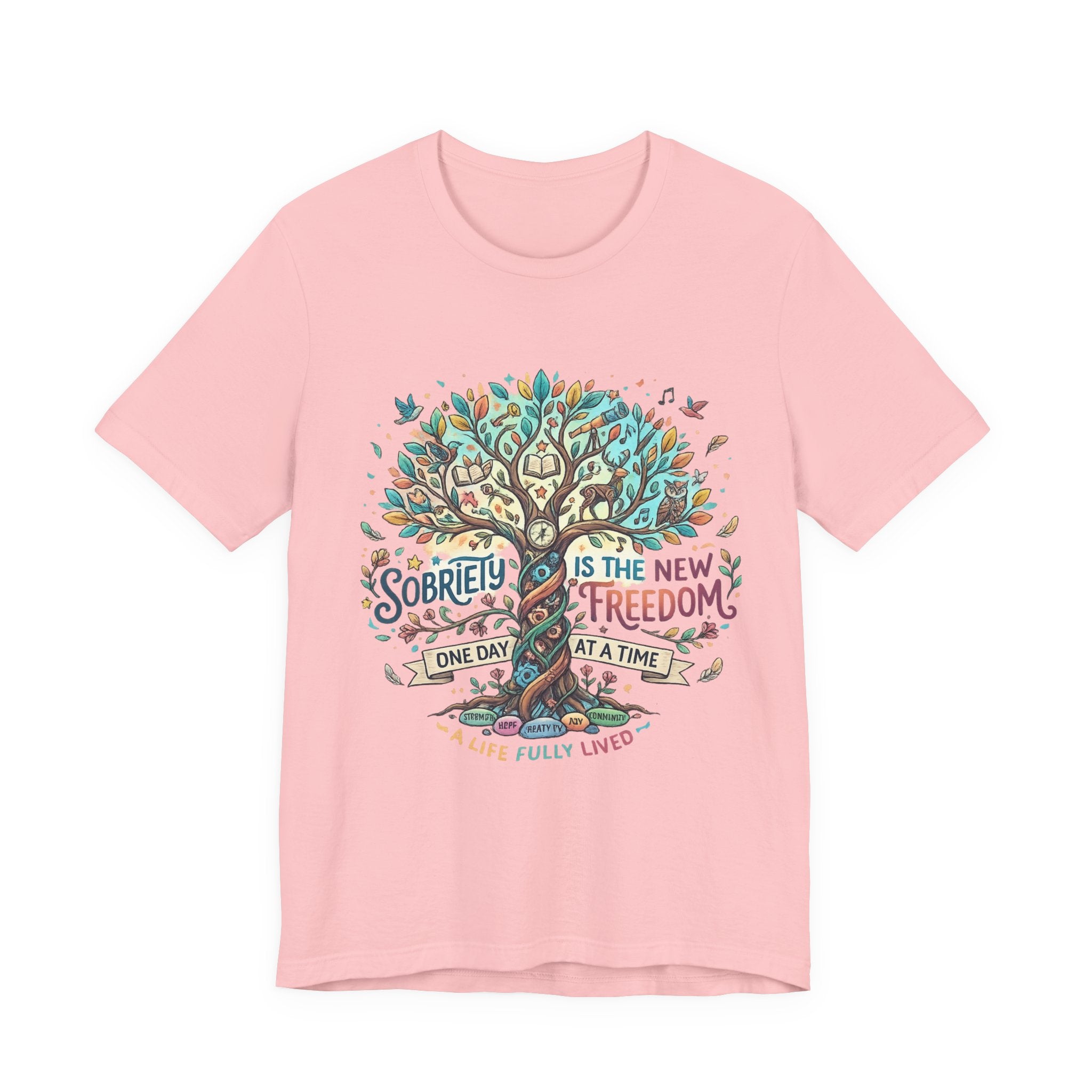 Sobriety Is the New Freedom — Inspirational Women's Graphic Tee