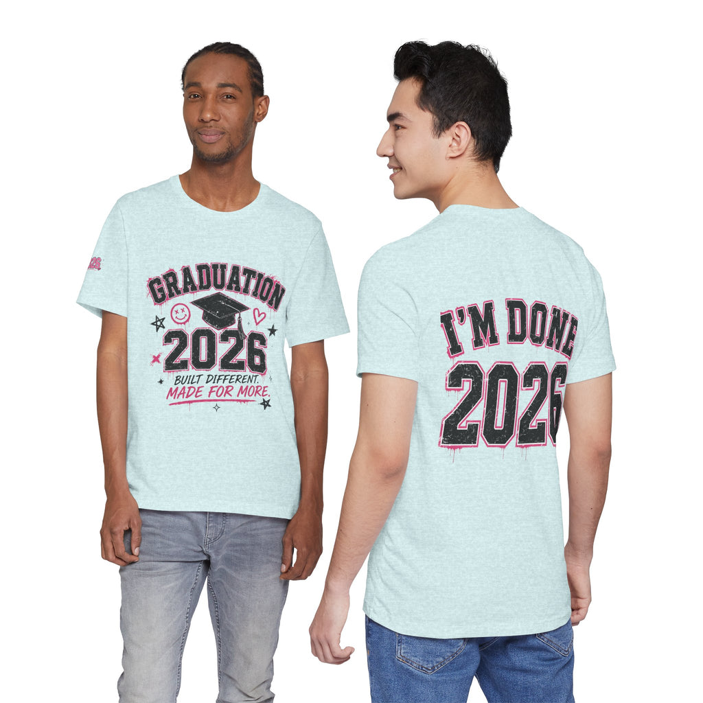 Class of 2026 Senior T-Shirt — “On Wednesdays We Wear Pink” So Fetch Graduation Tee
