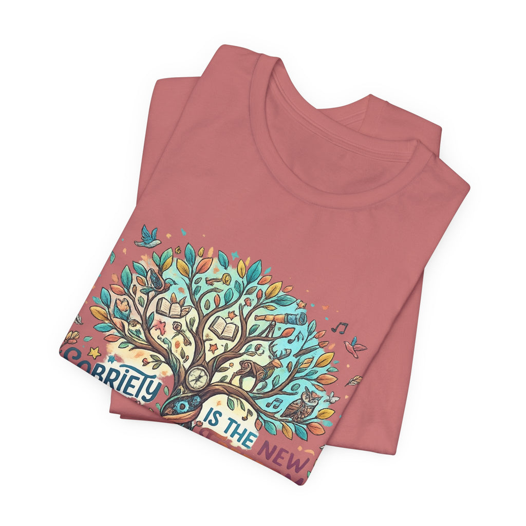 Sobriety Is the New Freedom — Inspirational Women's Graphic Tee