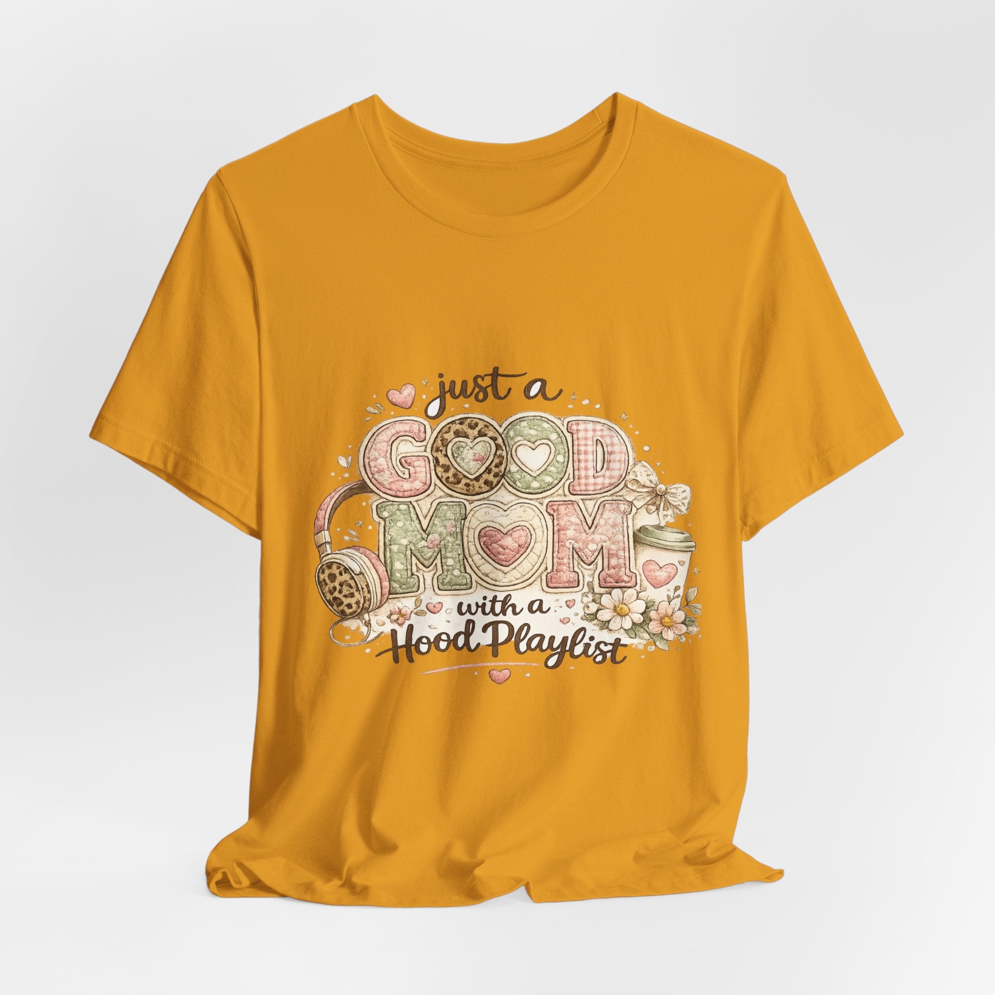 Just a Good Mom with a Hood Playlist — Funny Hip-Hop Mom Tee