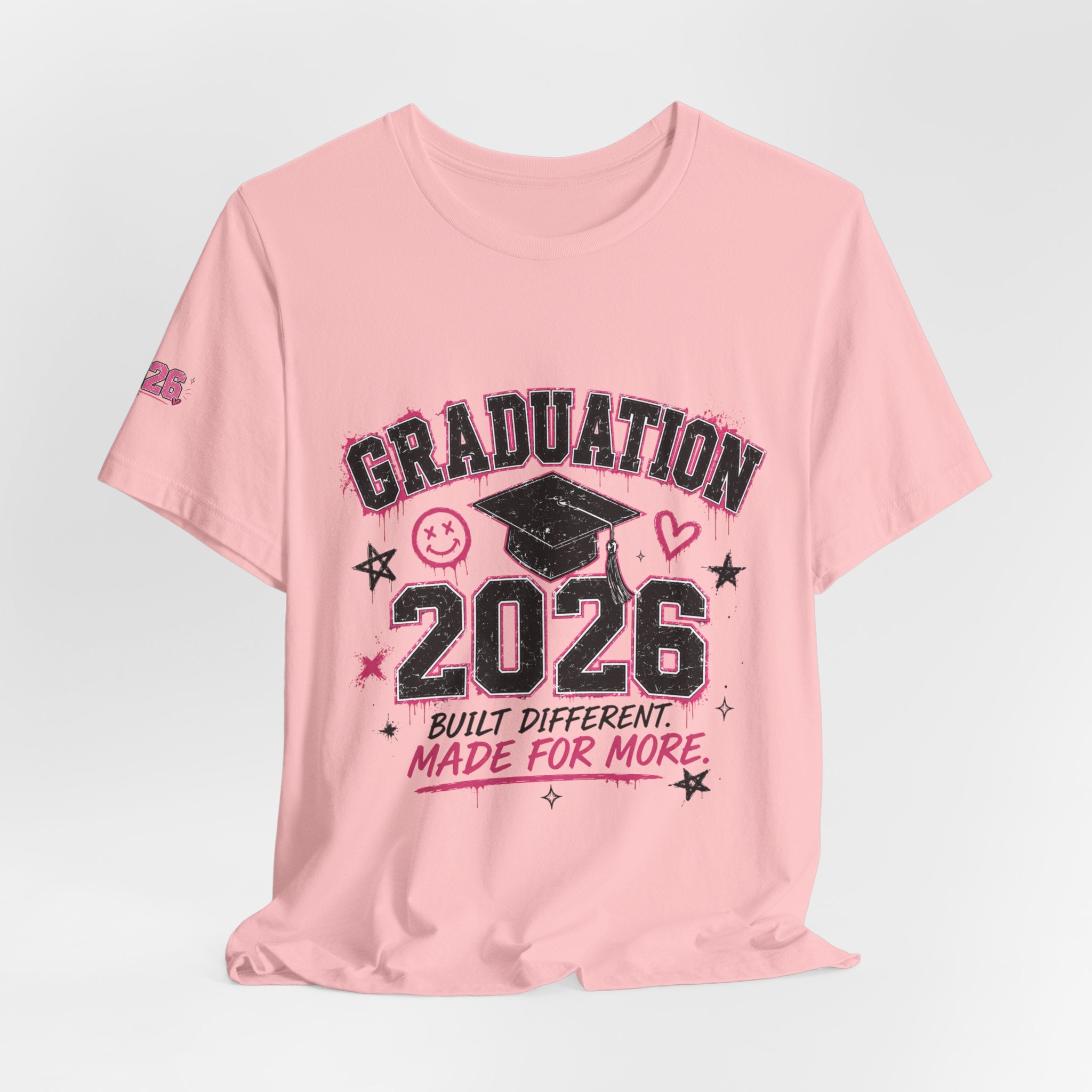 Class of 2026 Senior T-Shirt — “On Wednesdays We Wear Pink” So Fetch Graduation Tee
