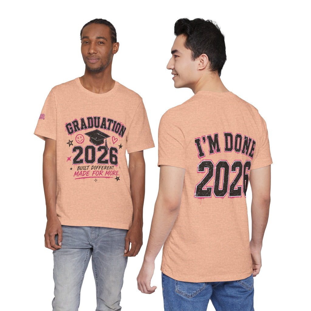 Class of 2026 Senior T-Shirt — “On Wednesdays We Wear Pink” So Fetch Graduation Tee