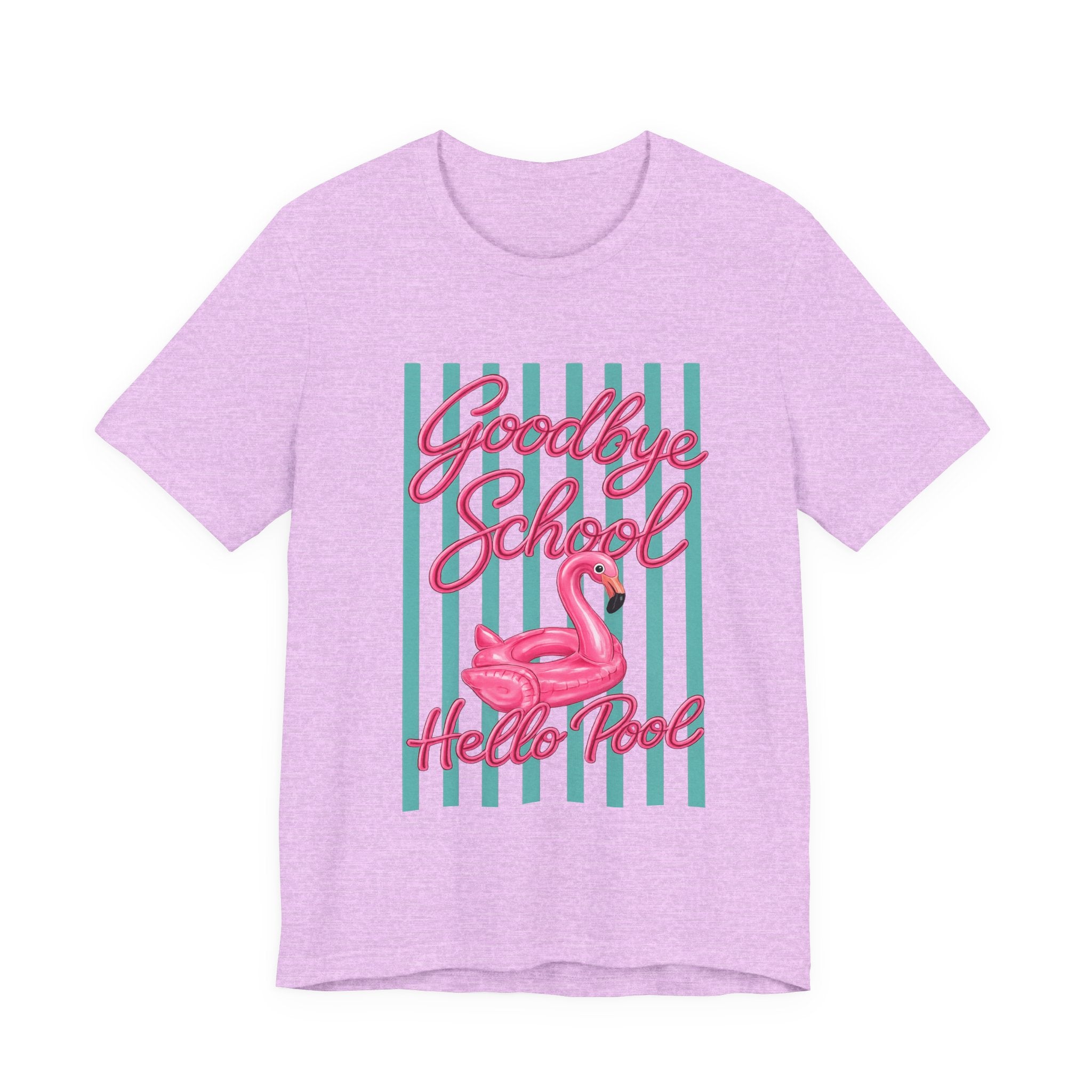 Goodbye School Hello Pool — Kids & Teacher Summer Graphic Tee