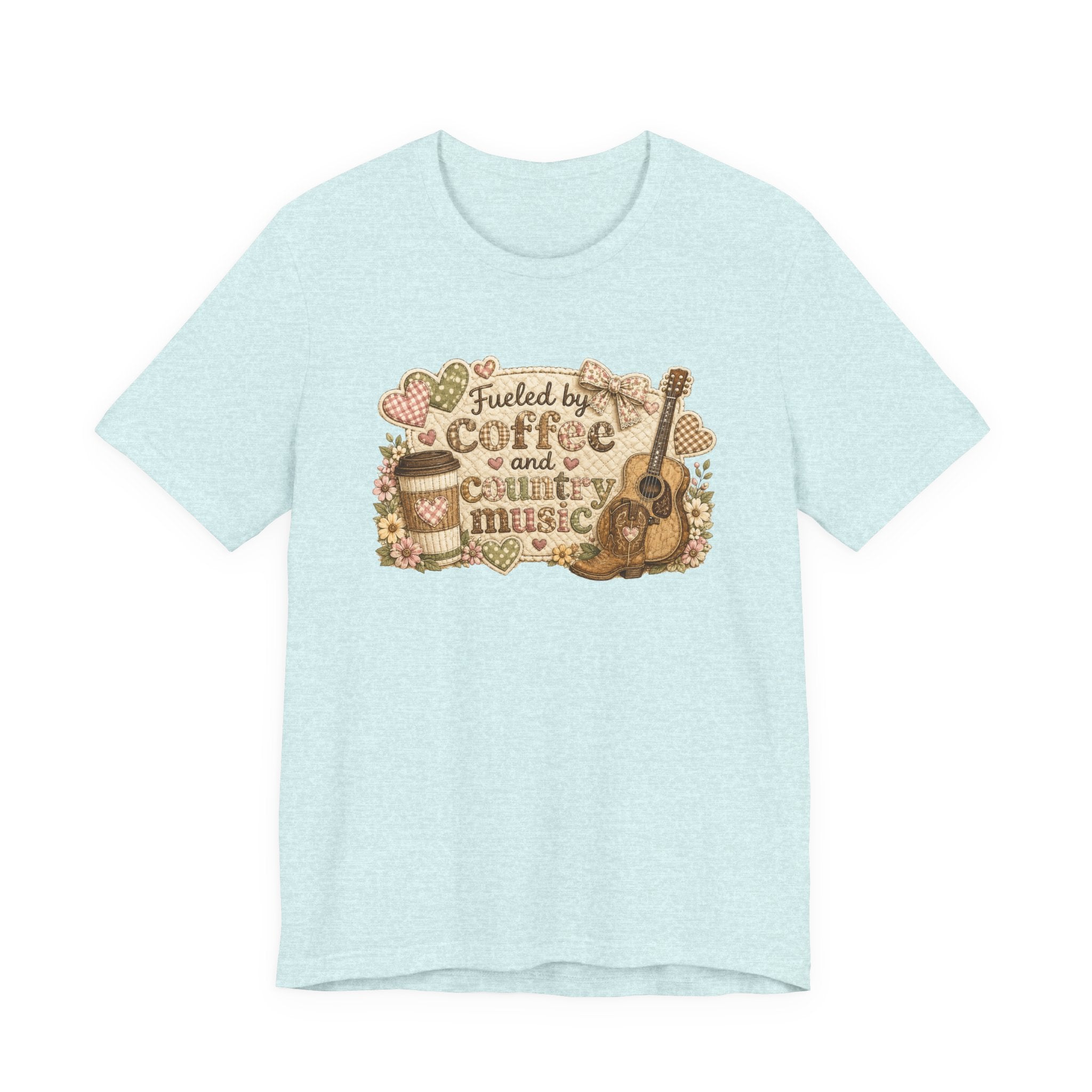 Fueled by Coffee and Country Music — Funny Women's Country Tee