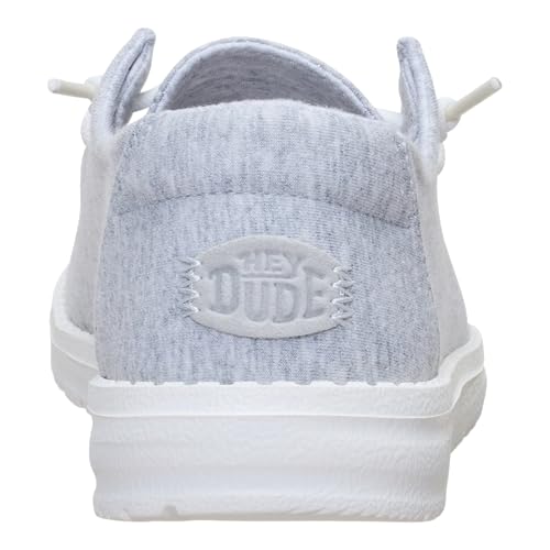 HEYDUDE Women’s Wendy Stretch Jersey Slip On Shoes | Lightweight Comfortable Travel Loafers with Elastic Laces