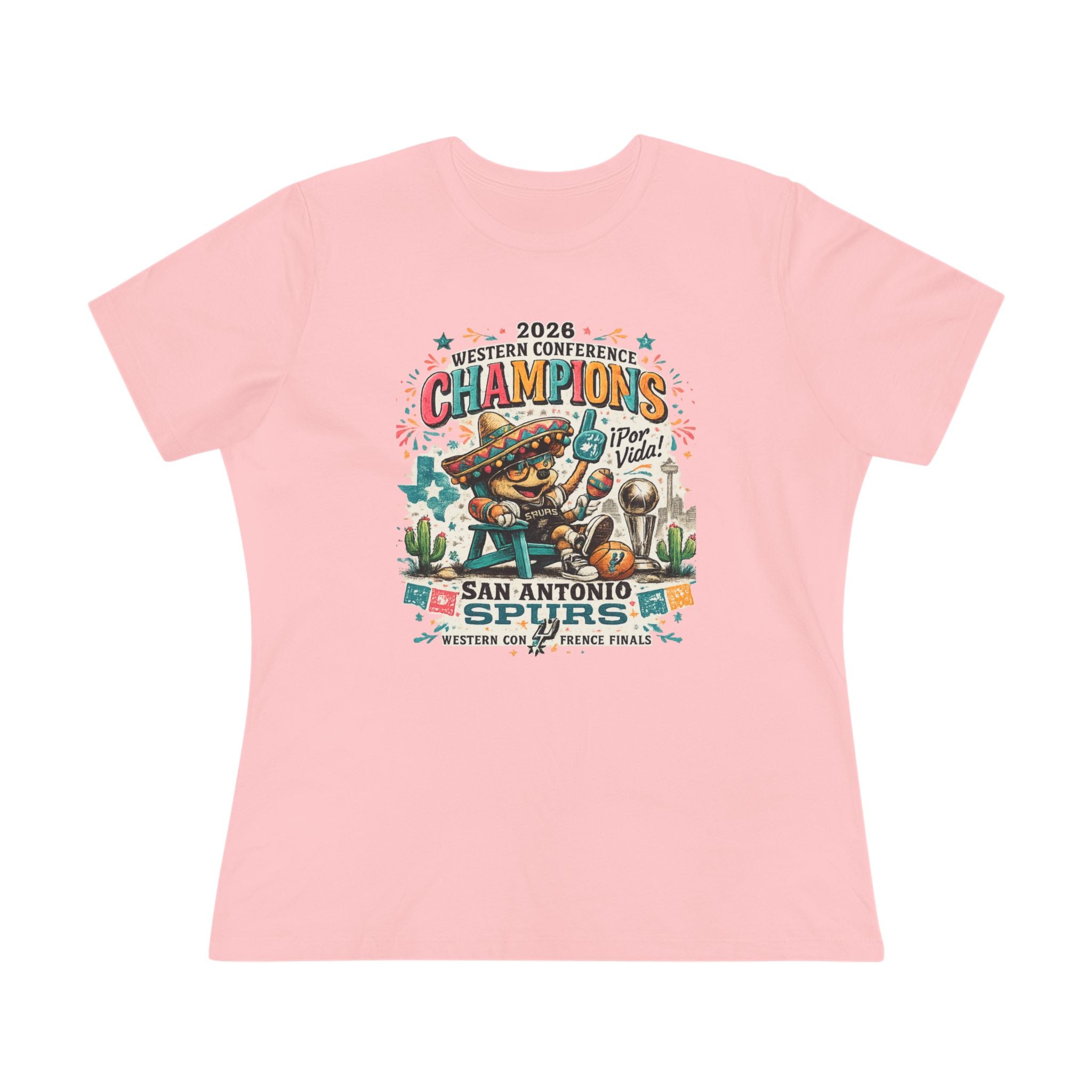 Spurs Champs Women's Cotton Tee — Championship Fan Shirt