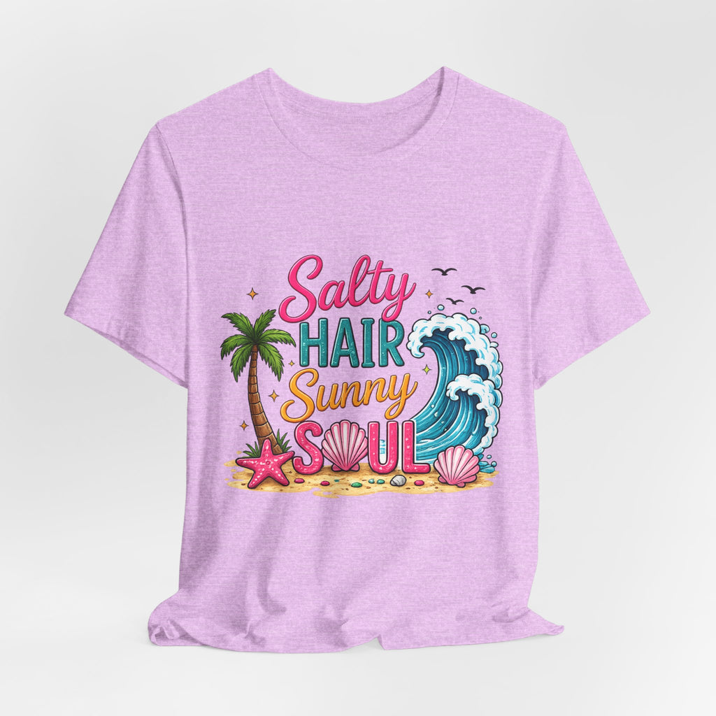 Salty Hair Sunny Soul — Women's Beach Graphic Tee