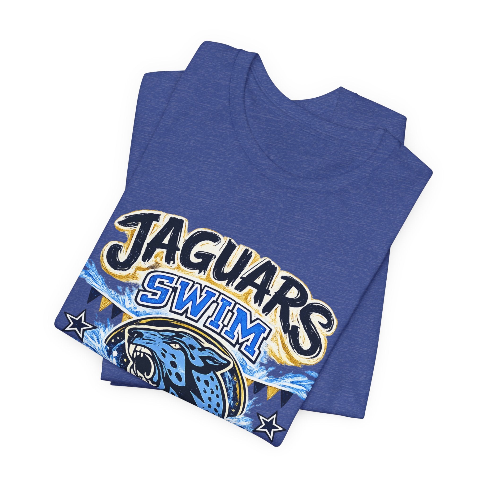 Jaguar Swim Dad — Proud School Swim Team Parent Graphic Tee