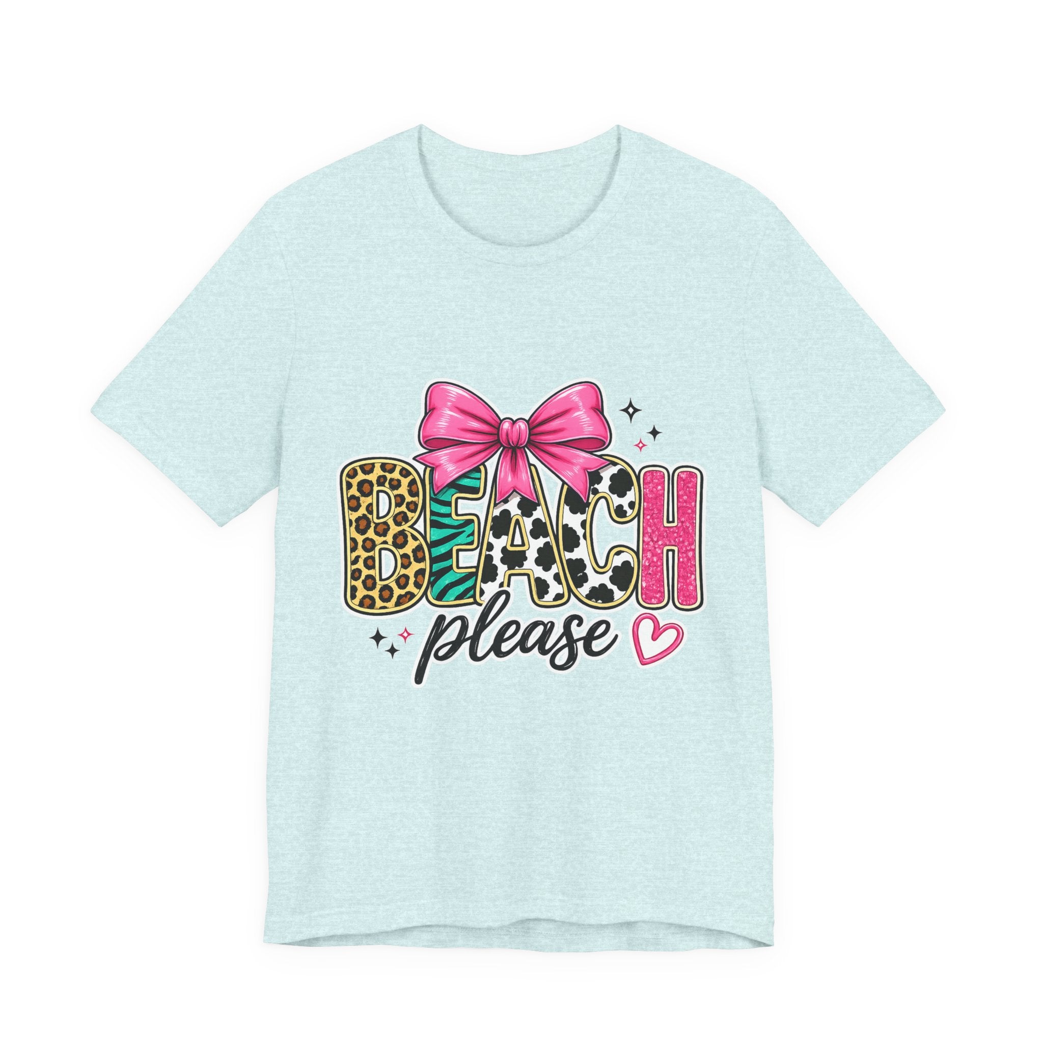 Beach Please — Funny Women's Beach Graphic Tee