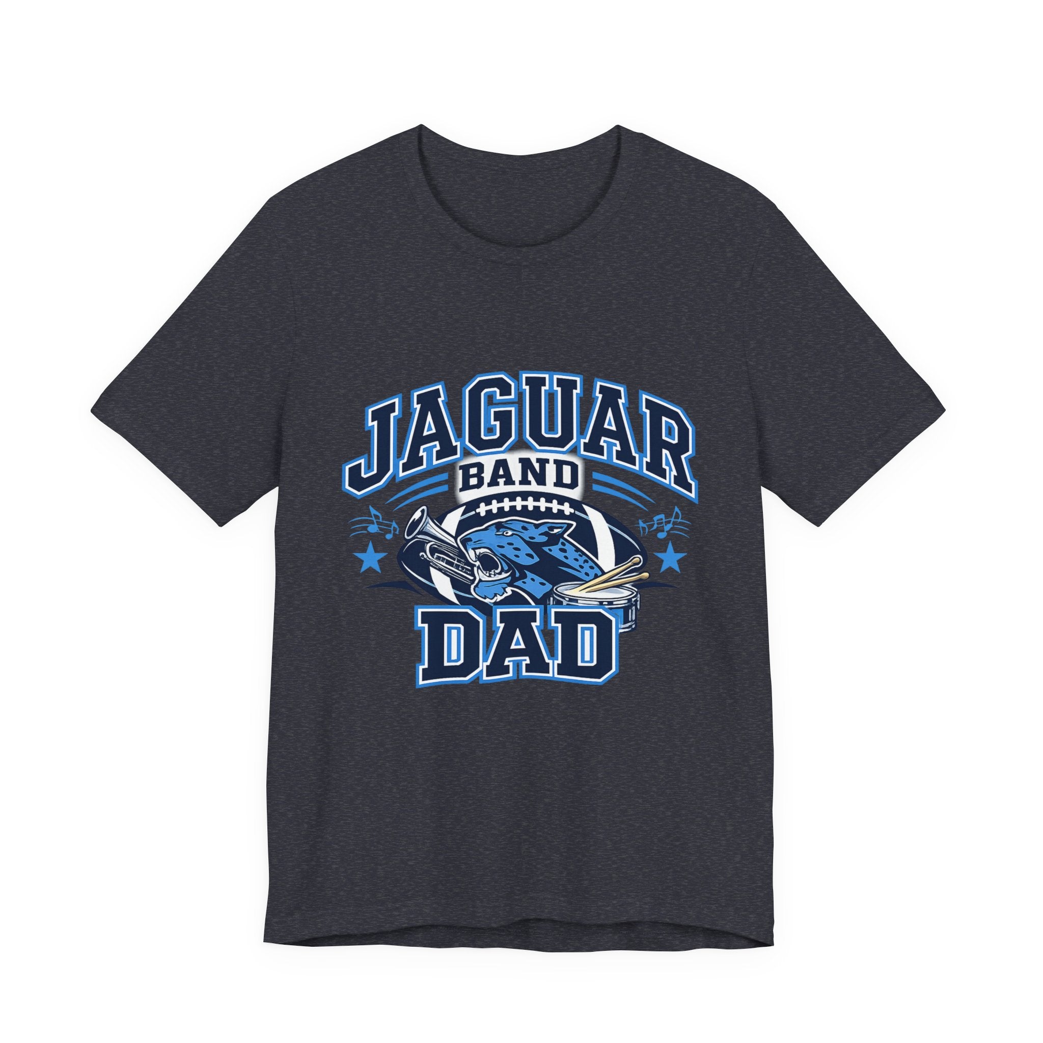 Jaguar Band Dad — Proud School Band Parent Graphic Tee