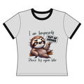 Sloth 'Out of Order' Ringer Tee — I Am Temporarily Please Try Again Later