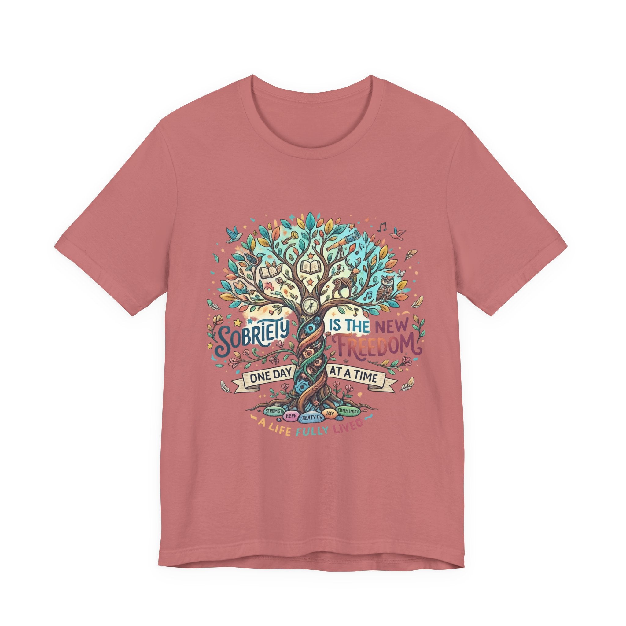 Sobriety Is the New Freedom — Inspirational Women's Graphic Tee