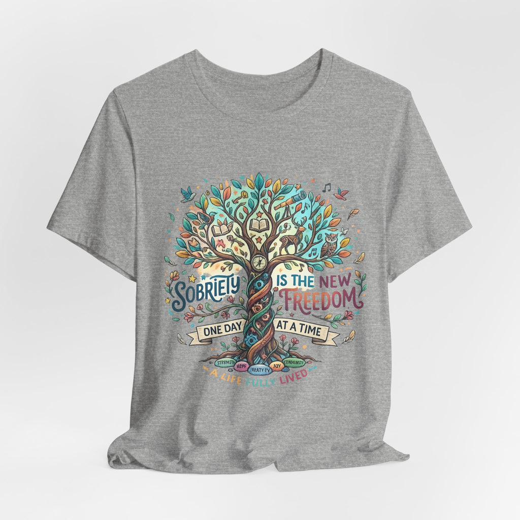 Sobriety Is the New Freedom — Inspirational Women's Graphic Tee