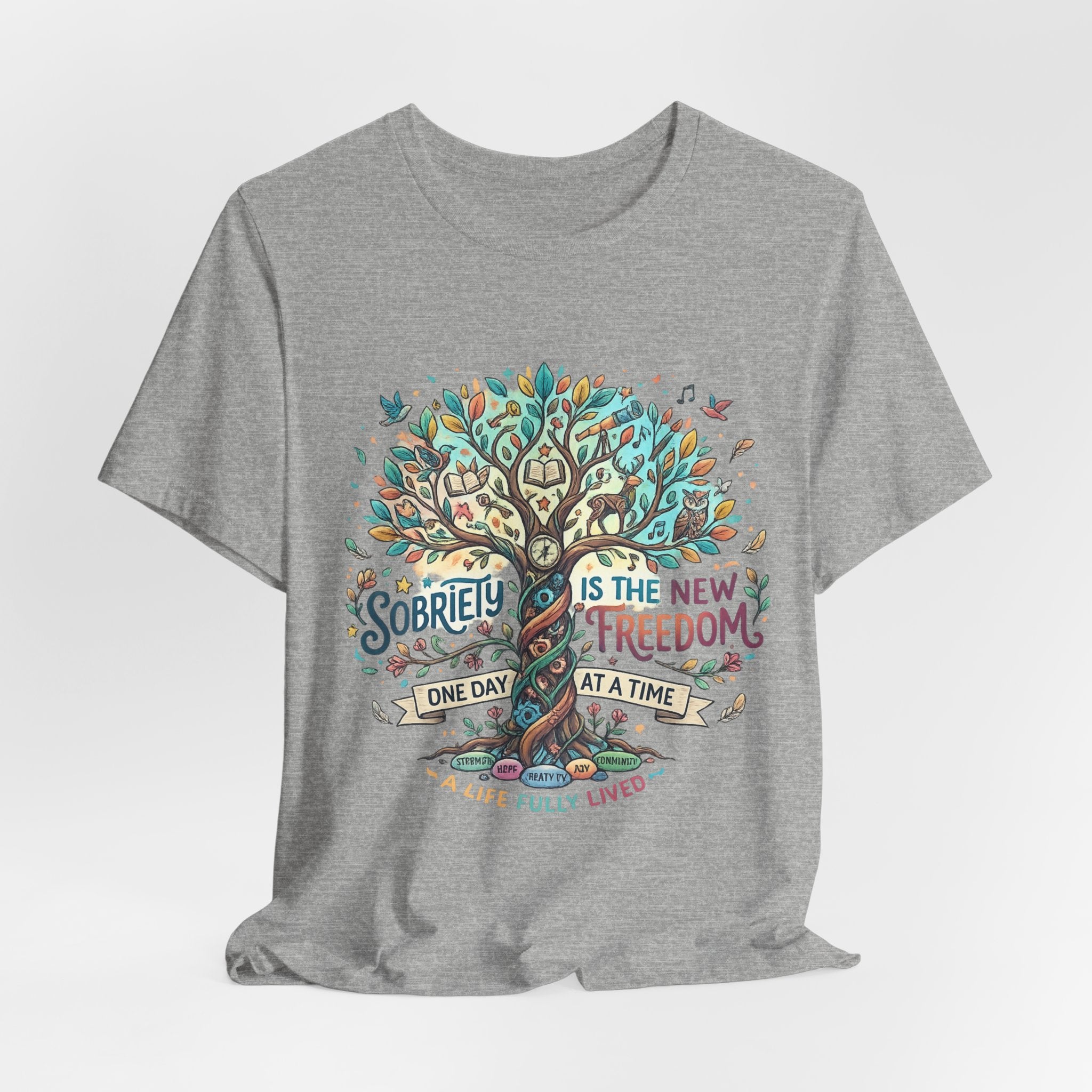 Sobriety Is the New Freedom — Inspirational Women's Graphic Tee