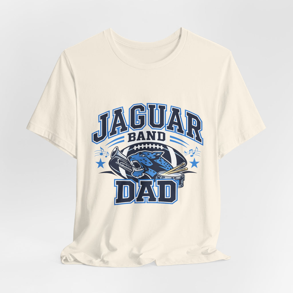Jaguar Band Dad — Proud School Band Parent Graphic Tee