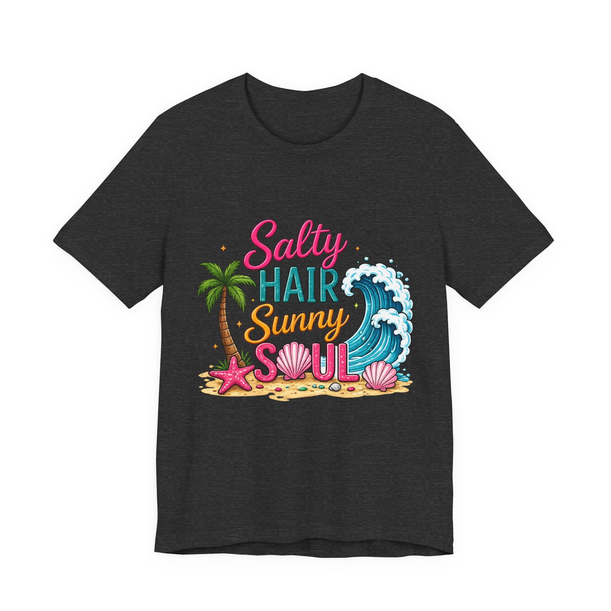 Salty Hair Sunny Soul — Women's Beach Graphic Tee