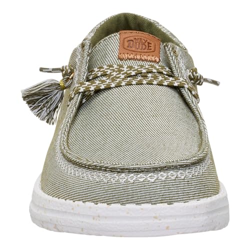 HEYDUDE Women's Wendy Funk Embroidered Floral Slip-On Loafers | Lightweight Comfortable Easy-On Casual Shoes