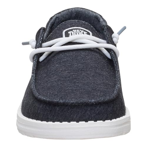 HEYDUDE Women’s Wendy Stretch Jersey Slip On Shoes | Lightweight Comfortable Travel Loafers with Elastic Laces